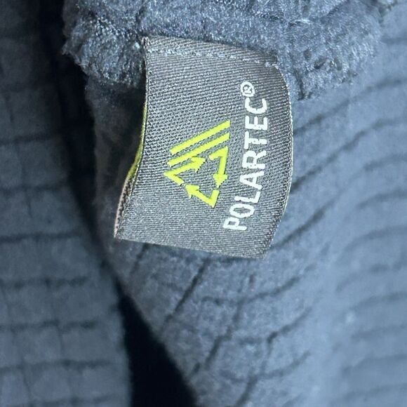 Patagonia R1 Fitz-Roy 1/4 Zip Fleece Pullover Jacket Feather Men's XL Blue - Picture 5 of 6